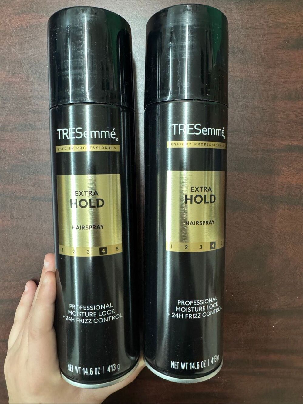 New TRESemme Extra Hold Hairspray (2 can)- 14.6 oz